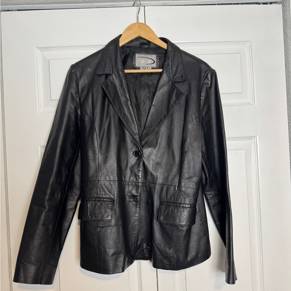 Rave 100% Leather Jacket
